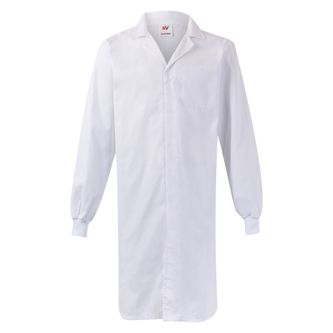 Töörõiva laborikitel takjakinnitusega (toiduainetööstus ja laborid)