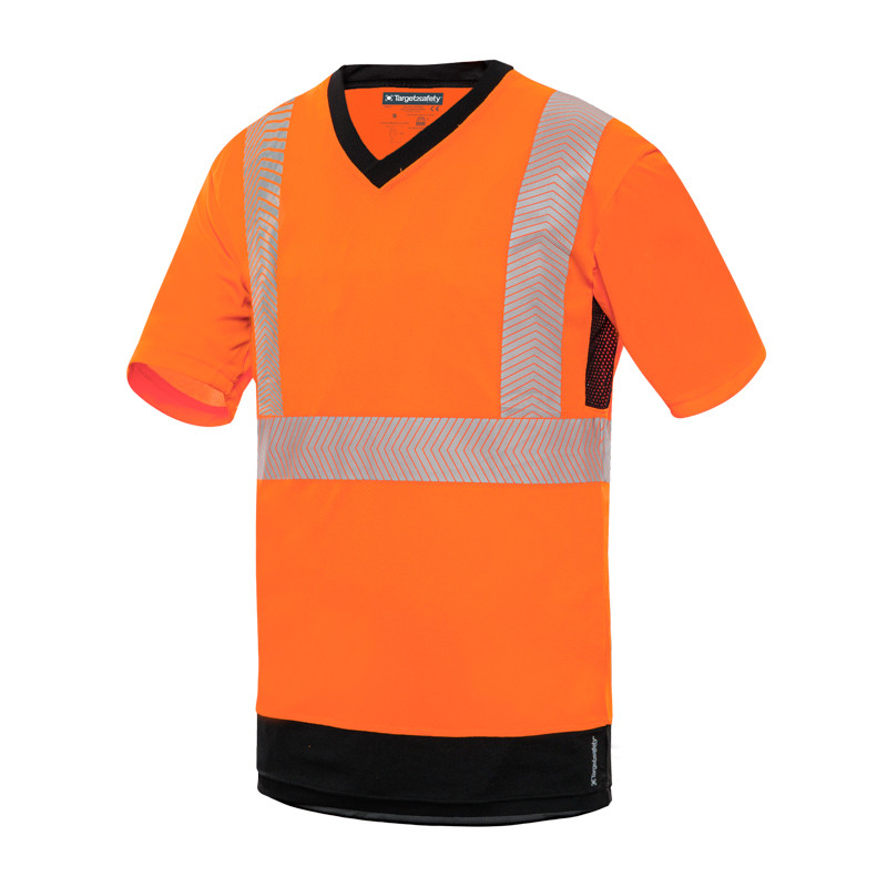 Hi-vis töösärk HÉLIUM v-kaeluse ja UV-kaitsega - Image 3
